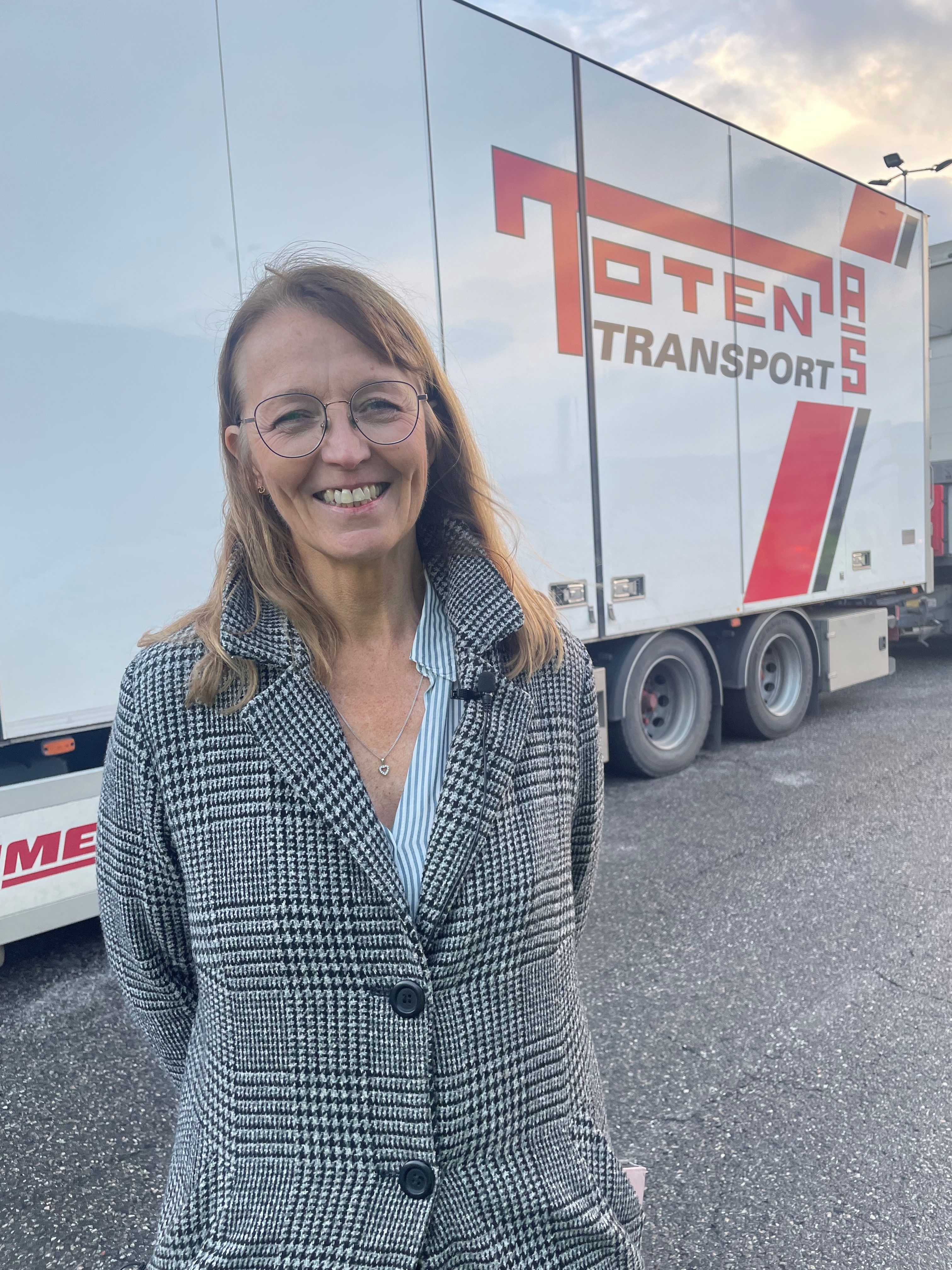 Anne Heiberg, customs manager, Toten transport